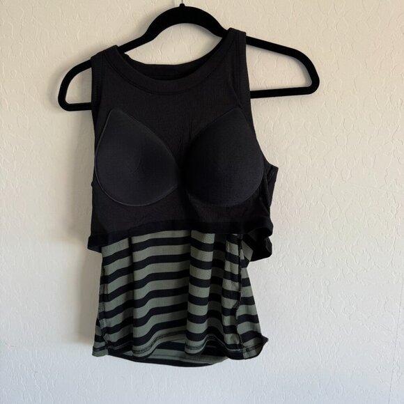 ChicMe Striped Ribbed Tank Top | Racerback Style | Size XXL - Picture 4 of 4